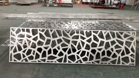 Panneaux en aluminium perforé personnalisés pour décoration intérieure