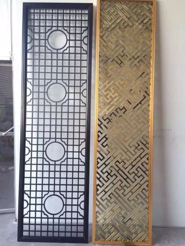 Écrans en aluminium sculptés en forme de fleur, panneau unique — Foshan Qi Aluminum Decorative Materials Co. Ltd