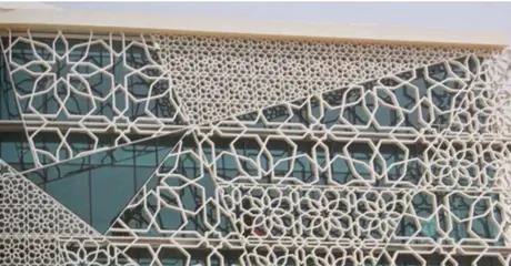 Panneau métallique perforé en aluminium pour façade, panneau en feuille d'aluminium usiné CNC