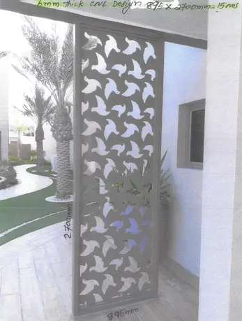 Panneau perforé en aluminium intérieur/extérieur revêtu PE/PVDF