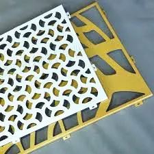Panneaux de panneaux de façade en aluminium en poudre — Foshan Qi Aluminum Decorative Materials Co. Ltd