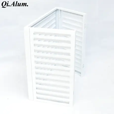 Bon design pour habillage de climatiseur en aluminium