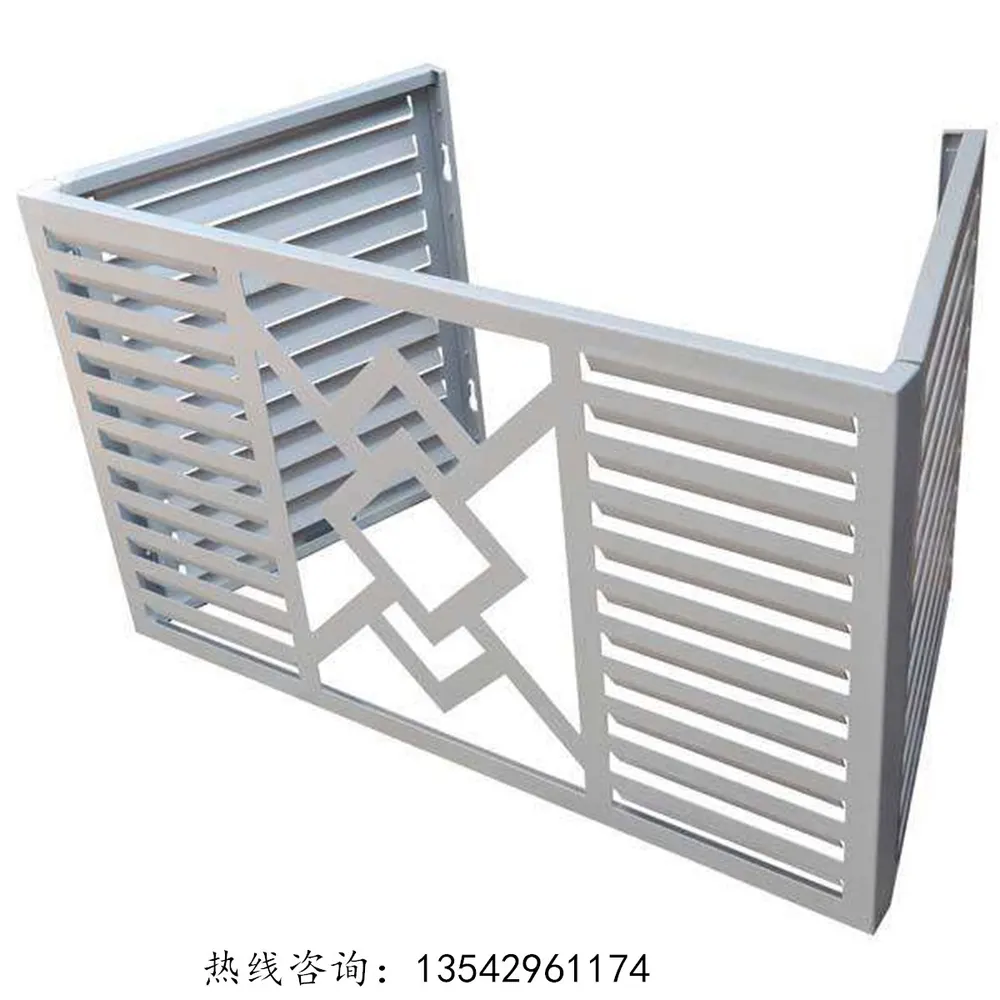 Habillage métallique d'extracteur d'air pour climatiseur en aluminium — Foshan Qi Aluminum Decorative Materials Co. Ltd