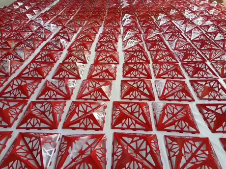 Panneau décoratif en aluminium perforé AA1100, matière 2020, vente chaude, peinture PPG
