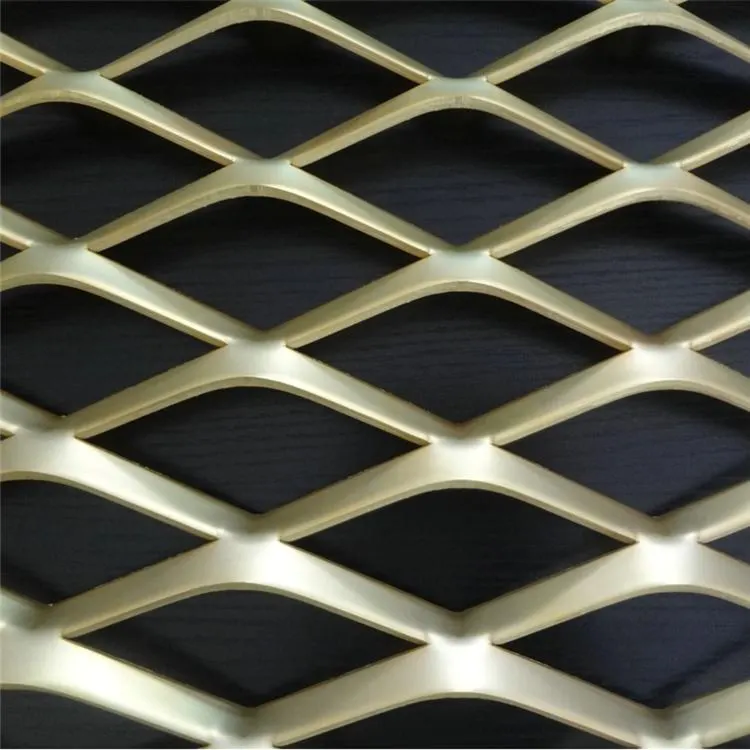 Fabricant chinois de plaques de grillage métallique expansé perforé en aluminium galvanisé pour passerelle — Foshan Qi Aluminum Decorative Materials Co. Ltd