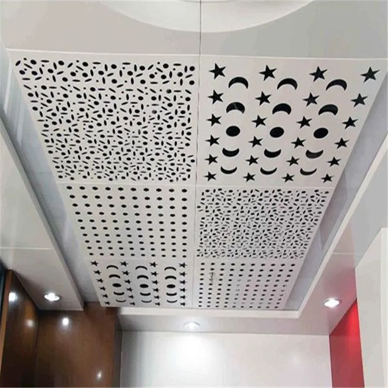 Méseau en aluminium expansé à motif hexagonal pour plafond de bâtiment — Foshan Qi Aluminum Decorative Materials Co. Ltd
