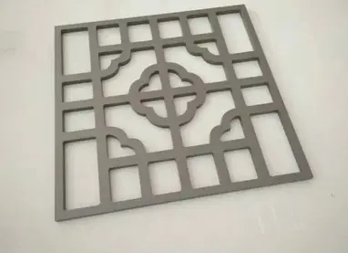 tôle percée en aluminium à motif spécial