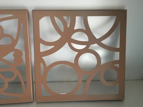 Panneaux de revêtement mural en aluminium perforé 3D Alucobond