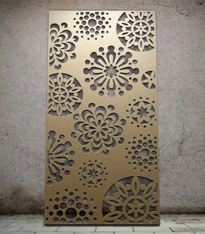 panneau décoratif solide 3D en aluminium à motif bois et pierre — Foshan Qi Aluminum Decorative Materials Co. Ltd