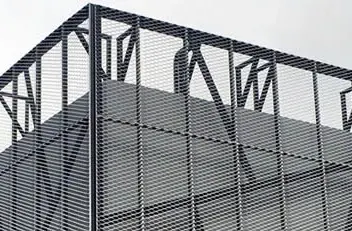 panneau décoratif extérieur en maille en vente chaude 2020, panneaux en maille élargie — Foshan Qi Aluminum Decorative Materials Co., Ltd