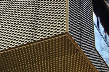 Panneaux de maille alu décoratifs à petits trous pour bâtiments vue 4