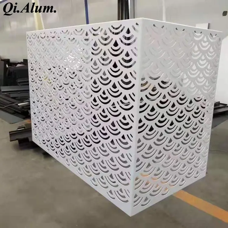 Fabricant chinois de habillages de climatiseur en aluminium découpés par CNC — Foshan Qi Aluminum Decorative Materials Co. Ltd