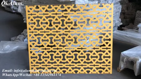 Panneau perforé en aluminium, feuilles de panneau perforé en aluminium, largement utilisé