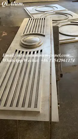 Panneaux décoratifs en aluminium ignifuges extérieurs 4 mm