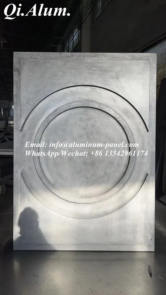 Conception murale de panneau en aluminium perforé à paroi épaisse 2,0 - Culture - Foshan Qi Aluminum Decorative Materials Co. Ltd