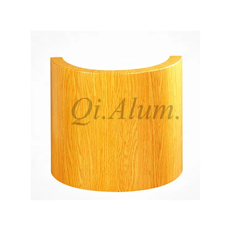 Fabricant de panneaux en aluminium fini effet bois solide en Chine — Foshan Qi Aluminum Decorative Materials Co., Ltd