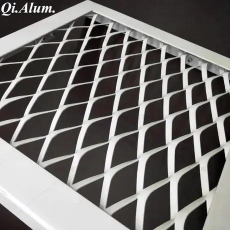 Méseau en métal aluminium expansé pour porte et clôture de sécurité
