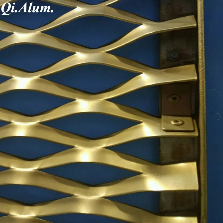 Panneaux en métal expansé en aluminium décoratif à la mode — Foshan Qi Aluminum Decorative Materials Co. Ltd