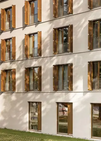 Volet de ventilation extérieur en sécurité métallique en alliage d'aluminium personnalisé — vue 2