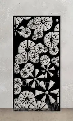 Panneaux métalliques décoratifs extérieurs en écran métallique laser — Foshan Qi Aluminum Decorative Materials Co. Ltd