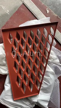 Panneau en aluminium écailles de poisson de 3 mm, design élégant pour travaux de revêtement de mur-rideau, vue 3