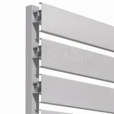 Volet métallique réglable en aluminium résistant à la chaleur, conception de fenêtre, porte et fenêtre vue 6