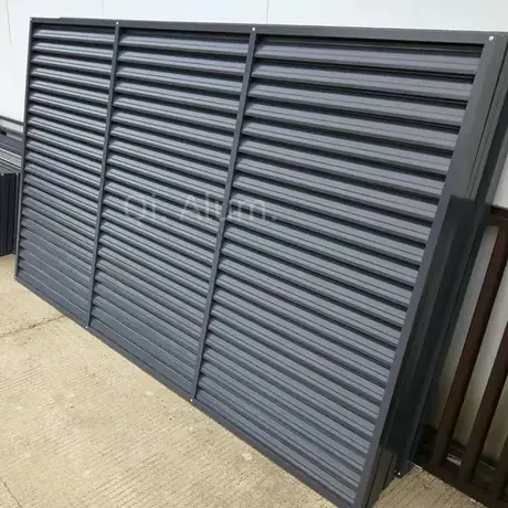 Volet métallique réglable en aluminium résistant à la chaleur, conception de fenêtre, porte et fenêtre vue 5