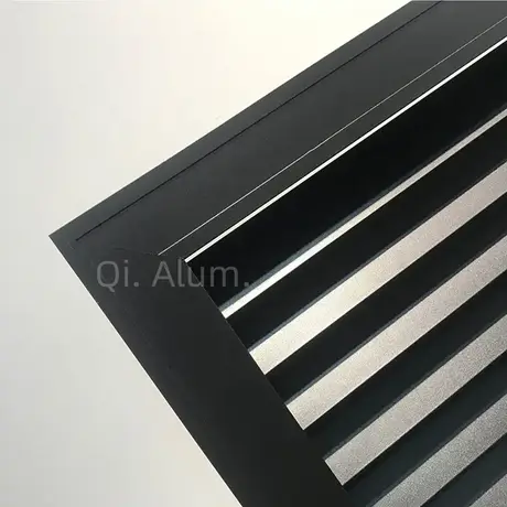 Volet métallique réglable en aluminium résistant à la chaleur, conception de fenêtre, porte et fenêtre vue 3
