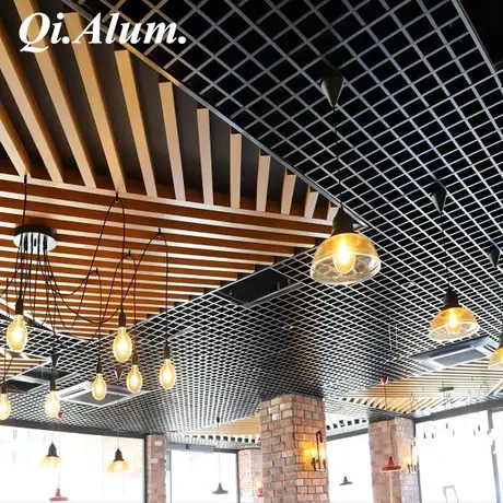 Plafond en aluminium intérieur pour tuiles à coffrage 3D
