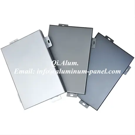 Panneaux de façade en aluminium, tôle de revêtement mural décorative en aluminium