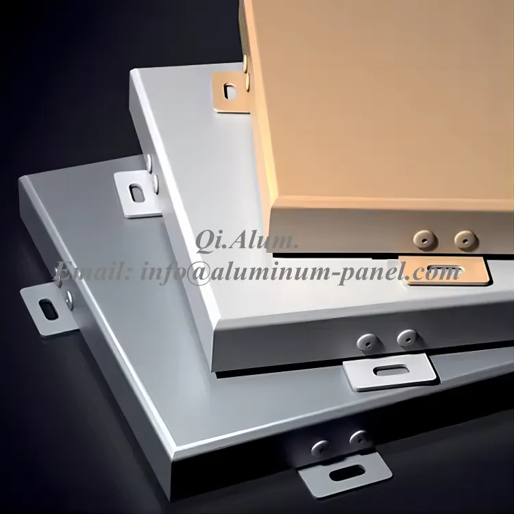 Panneaux de mur-rideau architecturaux en aluminium décoratif personnalisables — Foshan Qi Aluminum Decorative Materials Co., Ltd