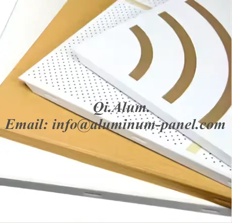 Plafond suspendu décoratif extérieur en métal alu forme pour extérieur