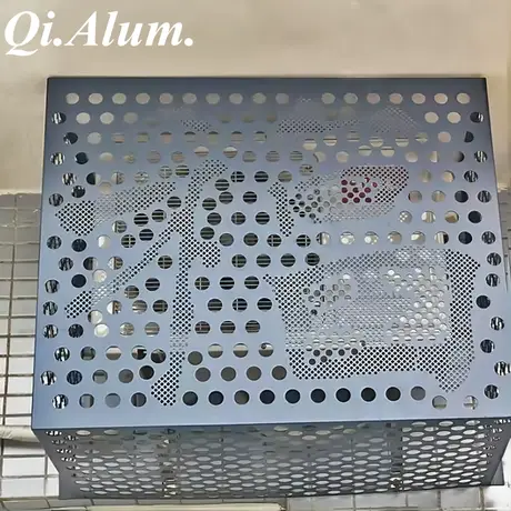 Couverture circulaire extérieure en aluminium pour ventilateur extérieur